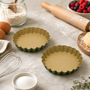 Terraillon 2-Piece Pie Tin Set – 12 cm | Made in Italy