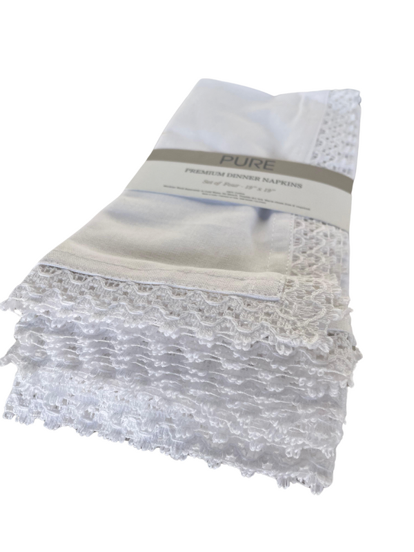 Pure  Premium Dinner Napkins Set of 4
