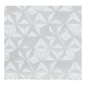 Holiday Elegance - Runner Silver & White