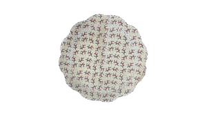 Holiday Elegance-Christmas White Cake Paper Set of 6
