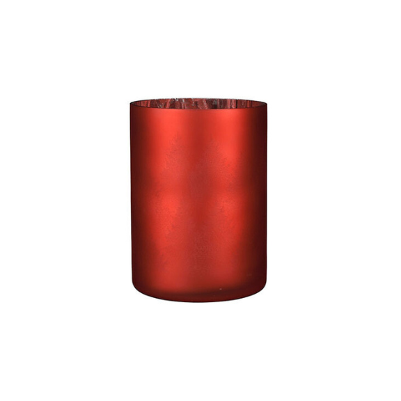 Danique Hurricane Light Red Christmas Vase / Candle Holder