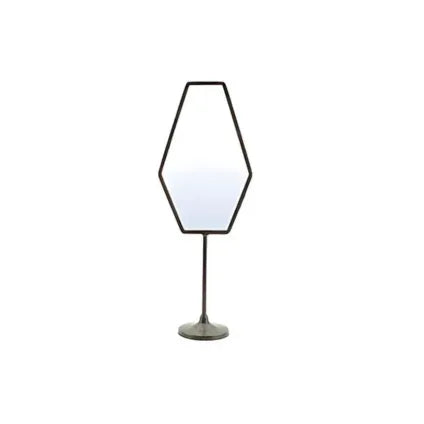 By-Boo Vanity-Three Metal & Glass Standing Mirror