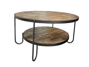 Doppio 2-Level Coffee Table Umbra Grey by MySons