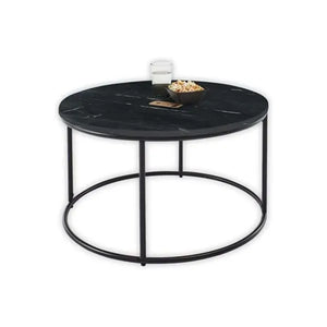 Round Marble Coffee Table by Stella (Balck or White)