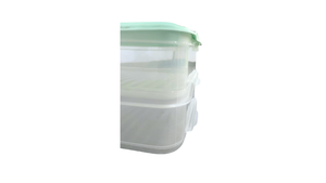 Stacking Food Storage Boxes, 2x 1.35L