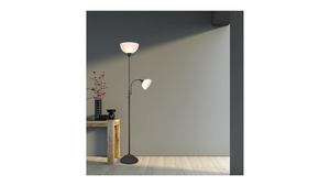 Black Steel Floor Lamp by Reality (displayed item)