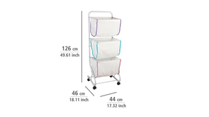 Wenko Escala Laundry With 3 Baskets