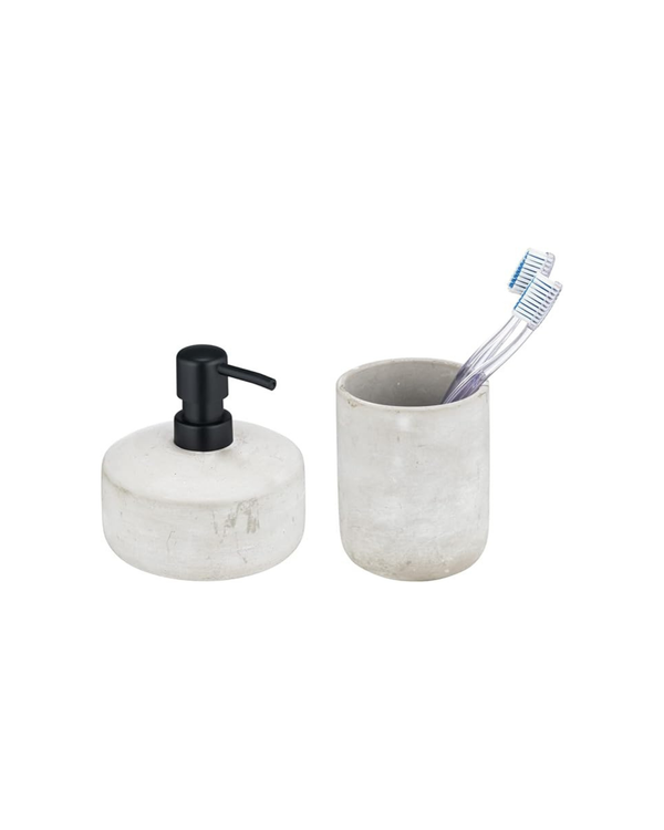 Wenko Marola 2-Piece Ceramic Bathroom Set