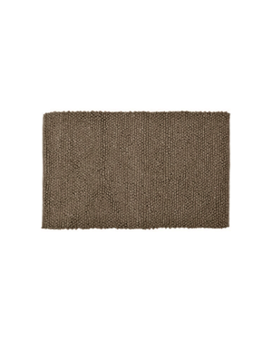 Brown Knotted Rug Aquanova 70x120cm