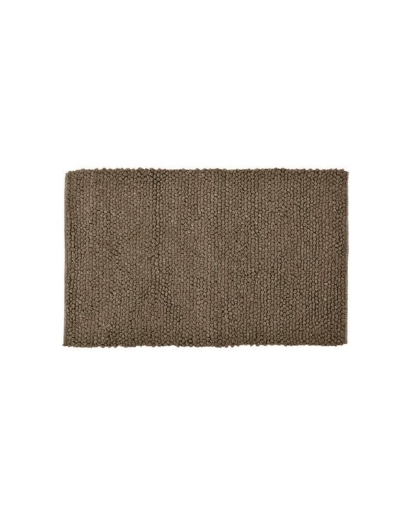 Brown Knotted Rug Aquanova 70x120cm