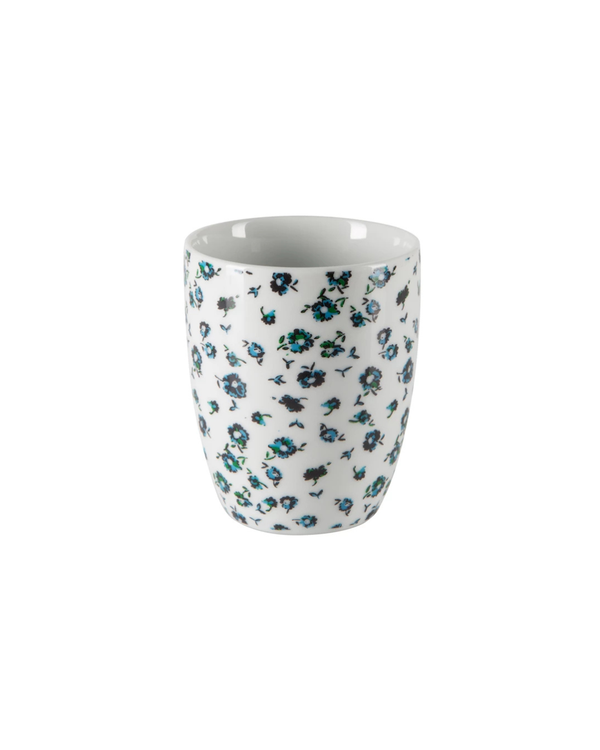 Porcelain Eve White with Blue Flowers by Spirella