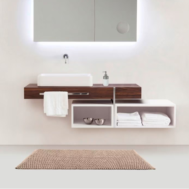 Wenko Mona Nude Cotton Bath Mat