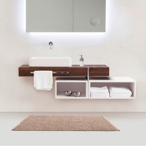 Wenko Mona Nude Cotton Bath Mat