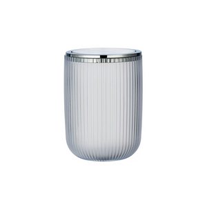 Wenko Agropoli Compact Ribbed 2L Trash Bin With Swing Lid