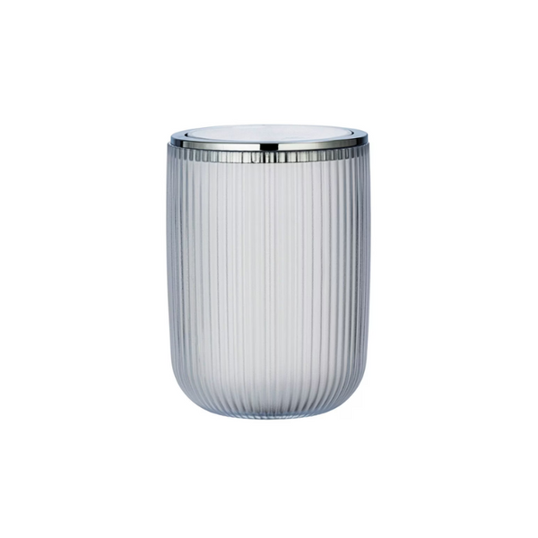 Wenko Agropoli Compact Ribbed 2L Trash Bin With Swing Lid