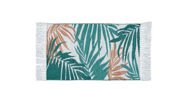 Wenko Suva Palm Leaf Print Bath Mat