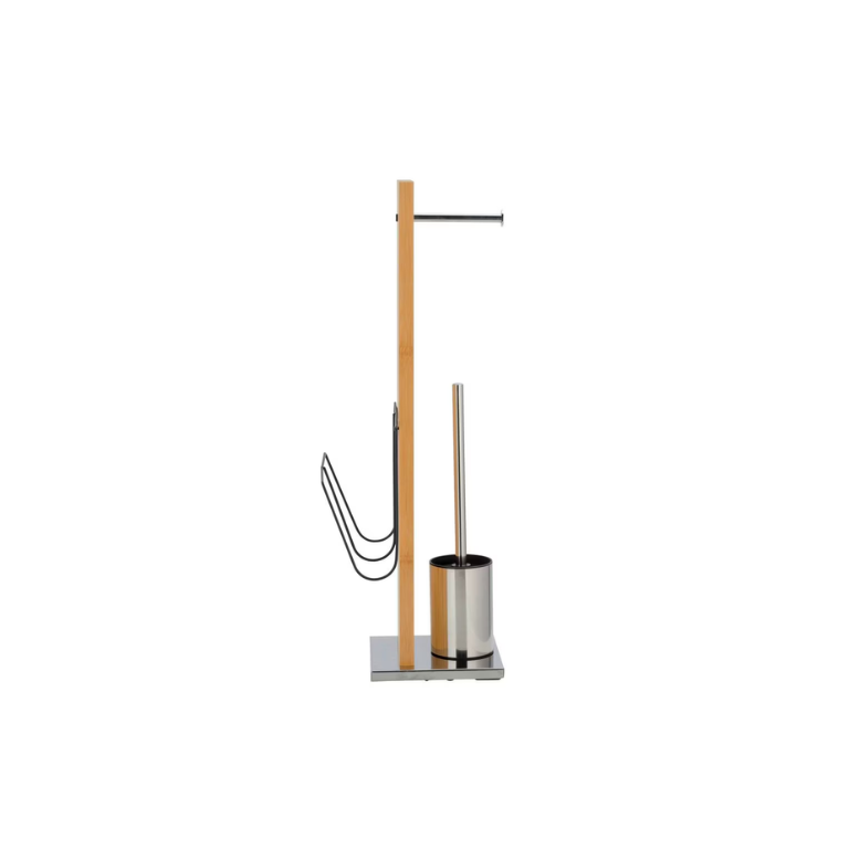 Wenko Portofino Toilet brush and newspaper holder