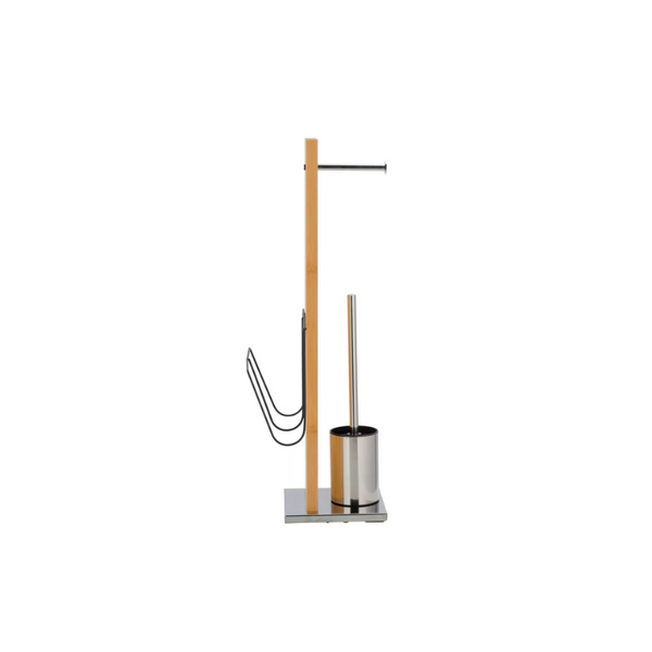 Wenko Portofino Toilet brush and newspaper holder
