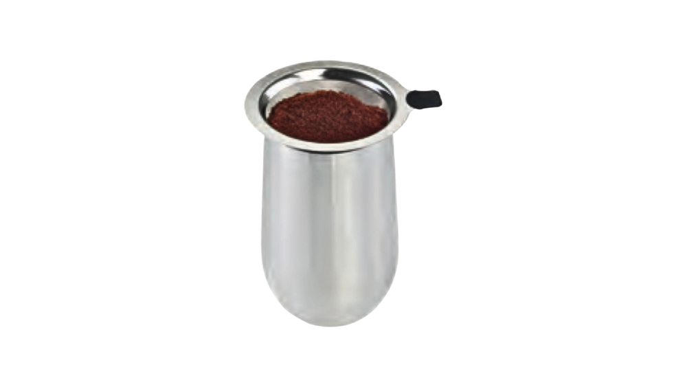 Double-Walled Stainless Mug with Filter by Reeko Design
