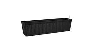 Emsa 515025-75 CM- Casa Mesh Flower Pot-self-watering system- Granite