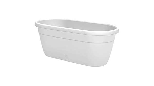 Emsa 517827 Indoor & Outdoor Flower Pot 40 x 20 cm-White