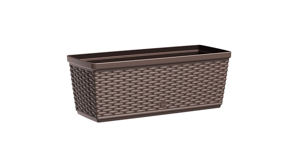 Emsa 515023- Casa Mesh Flower Pot-self-watering system - Mocha