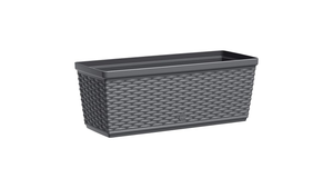Emsa 515022- Casa Mesh Flower Pot-self-watering system - Granite