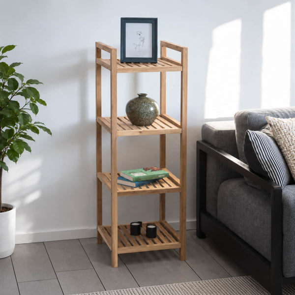 WENKO Acina 4-tier Living Room Shelf