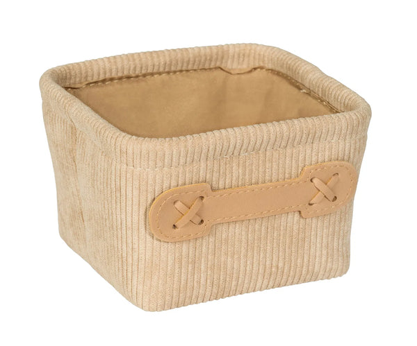 Wenko Bathroom basket Anela mini, square, beige