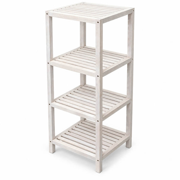 Wenko Household and Bathroom Shelf Norway, Natural White