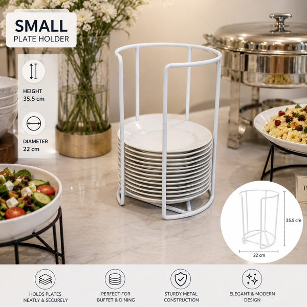 LUSINI Plate Holder / Buffet Plate Dispenser – Available in 3 Sizes