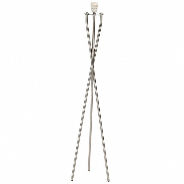 Modern Tripod Floor Lamp with Fabric Lampshade