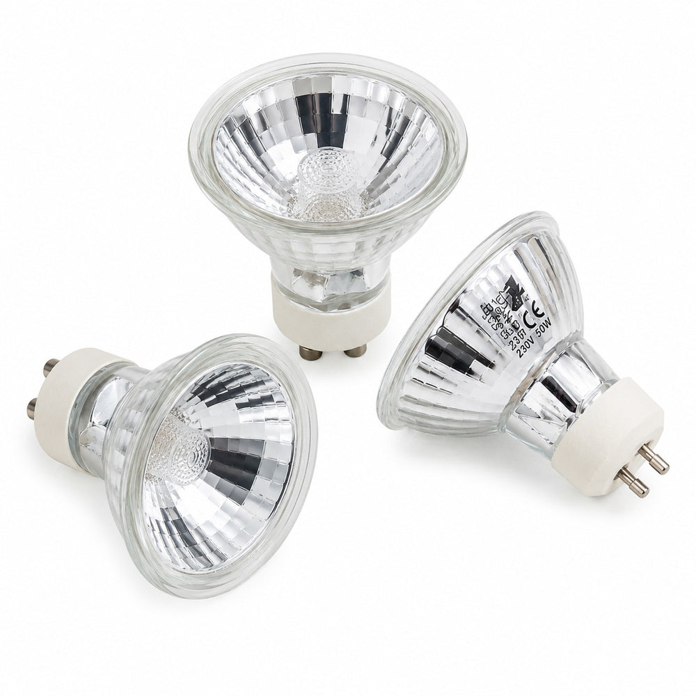 Migros Classic GU10 Halogen Reflector Bulb 50W 230V – Pack of 3