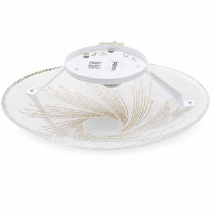 Nino Decorative Glass Flush Ceiling Light