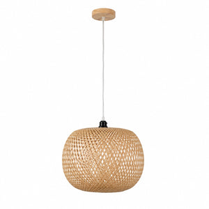 Woven Bamboo Hanging Ceiling Lamp