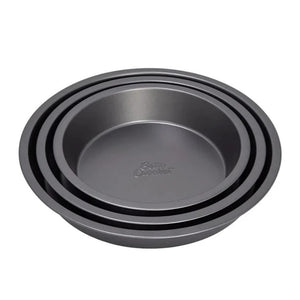 Betty Crocker Non-Stick Round Baking Pan Set Of 3 Pieces 24/28/32cm