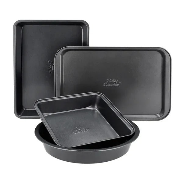 Betty Crocker Non-Stick Baking Bakeware Set Of 4 Pieces