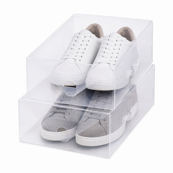 Ordinett Set of 2 Large Shoe Storage Boxes