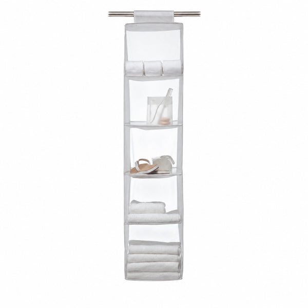 Ordinett Top Class 5-Shelf Hanging Wardrobe Organizer