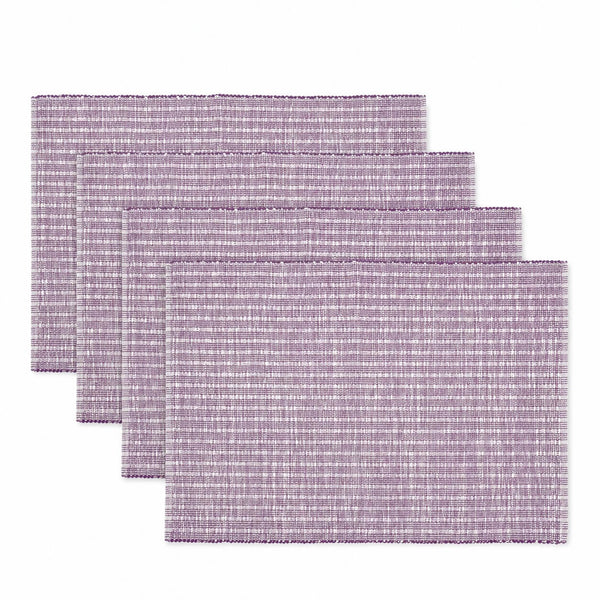 Globus Purple Woven Placemats – Set of 4