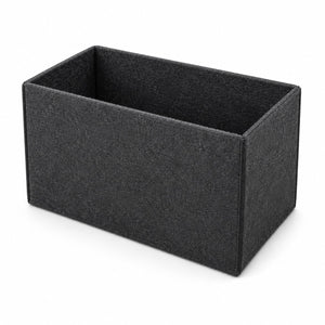 Wenko Felt Storage Box – Dark Grey Organizer Basket