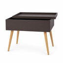Modern Side Table with Removable Tray