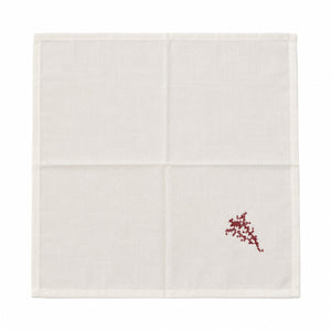 Erwin Müller Festive Embroidered Table Napkin - Set of 6 Pieces