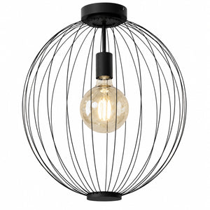 Nino Aurora Black Wire Ceiling Light – Ø40 cm