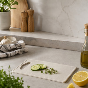 Set of 3 Light Beige Compact Cutting Boards