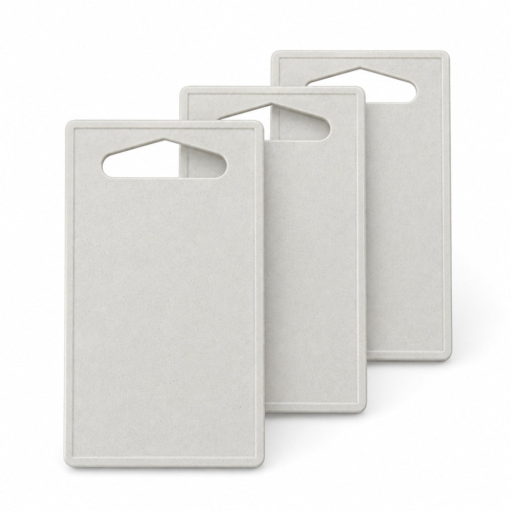 Set of 3 Light Beige Compact Cutting Boards
