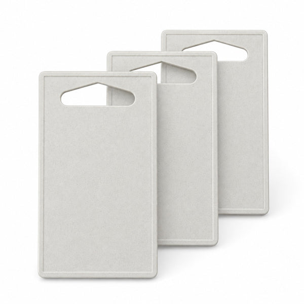 Set of 3 Light Beige Compact Cutting Boards