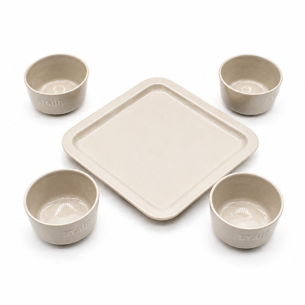 STAUB Ceramique 5-Piece Appetizer & Tapas Set