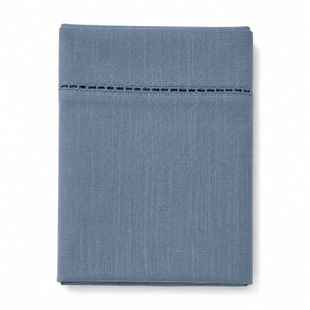 Migros Blue Table Runner with Silver Detailing