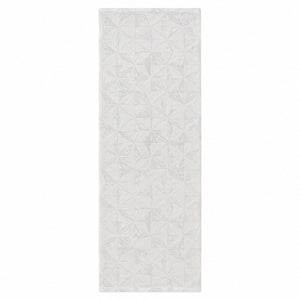 Migros White & Silver Table Runner